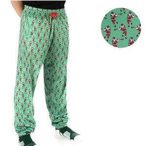 ChalkTalkSports Guys Lacrosse Lounge Pants - Santa